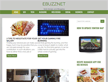 Tablet Screenshot of ebuzznet.com
